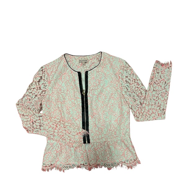 Juicy Couture Lace Jacket Pink - Picture 5 of 8